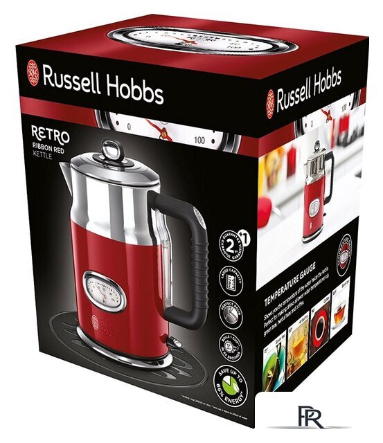 Электрический чайник Russell Hobbs 21670-70 Retro Ribbon Red - Изображение №6 — Интернет-магазин ПроЗаказ
