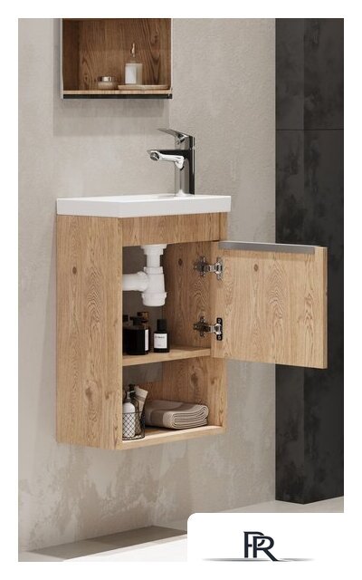  Акватон Тумба под умывальник Хоуп 40 1A287101HP6C0 (орех) - Изображение №13 — Интернет-магазин ПроЗаказ