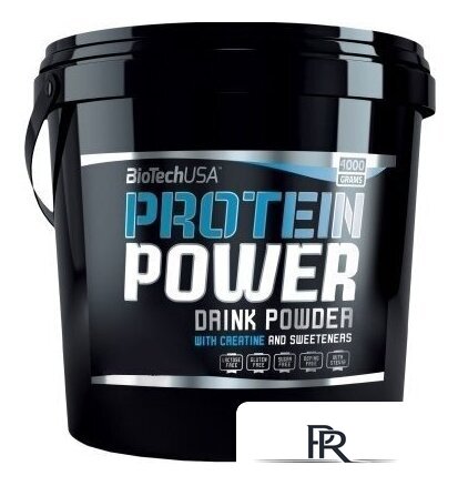 Протеин комплексный BioTech USA Protein Power (клубника/банан, 4000 г) - Изображение №1 — Интернет-магазин ПроЗаказ