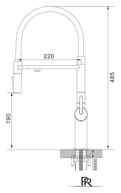 Смеситель Rose R458H - Изображение №2 — Интернет-магазин ПроЗаказ