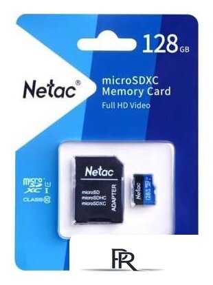 Карта памяти Netac P500 Standard 128GB NT02P500STN-128G-R + адаптер - Изображение №2 — Интернет-магазин ПроЗаказ