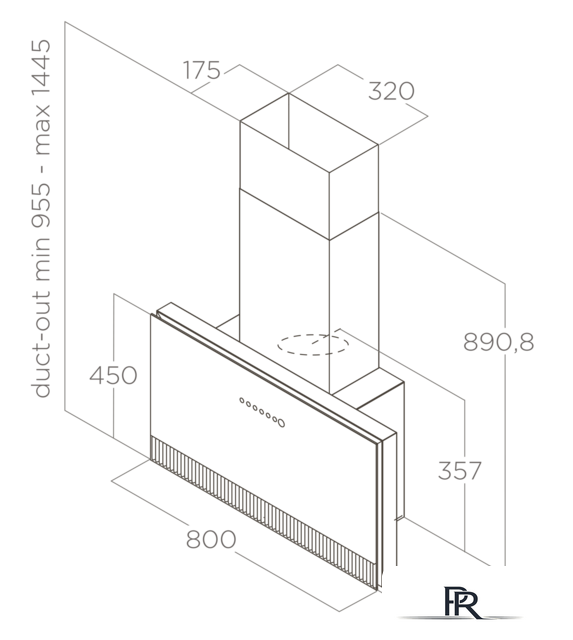 Кухонная вытяжка Elica Super Plat GR/F/80 PRF0165017 - Изображение №5 — Интернет-магазин ПроЗаказ