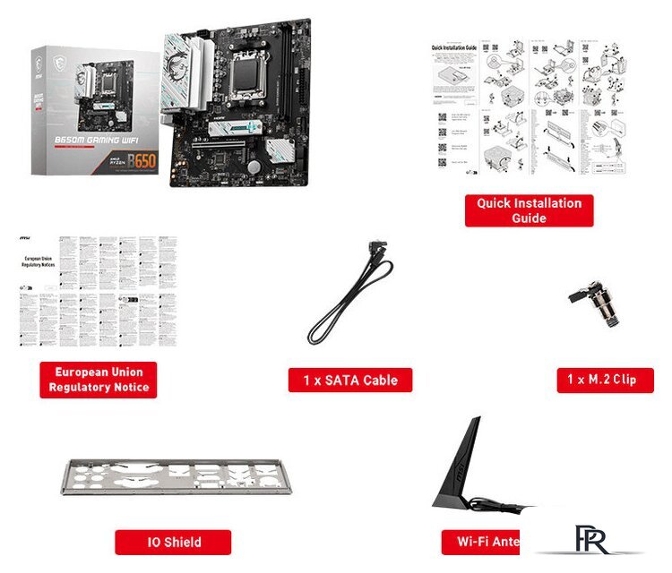 Материнская плата MSI B650M Gaming WiFi - Изображение №2 — Интернет-магазин ПроЗаказ