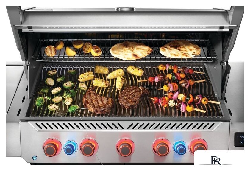 Газовый гриль для дачи Napoleon Prestige 665 Connected RSIB P665VXRSIBPSS-PL - Изображение №4 — Интернет-магазин ПроЗаказ