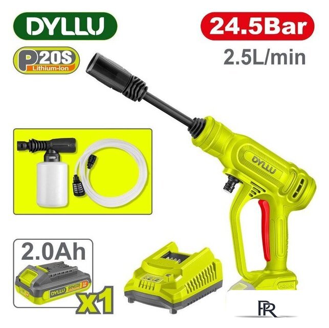 Мойка высокого давления Dyllu DTQX01203 (с 1-им АКБ) - Изображение №1 — Интернет-магазин ПроЗаказ
