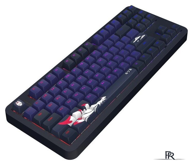 Клавиатура Red Square Alumix TKL Classic Kitsune (черный, g3ms Aquamarine) - Изображение №4 — Интернет-магазин ПроЗаказ
