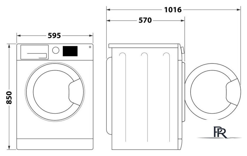 Стирально-сушильная машина Whirlpool FFWDB 864489 SV EE - Изображение №10 — Интернет-магазин ПроЗаказ