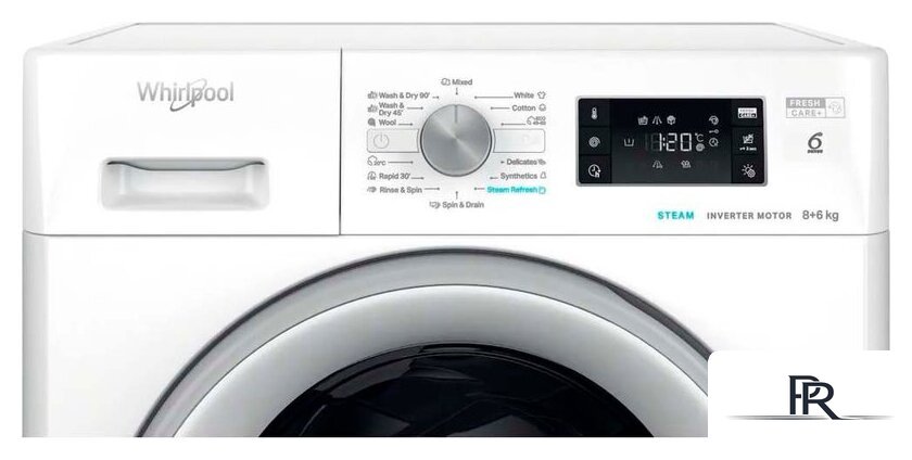 Стирально-сушильная машина Whirlpool FFWDB 864489 SV EE - Изображение №6 — Интернет-магазин ПроЗаказ