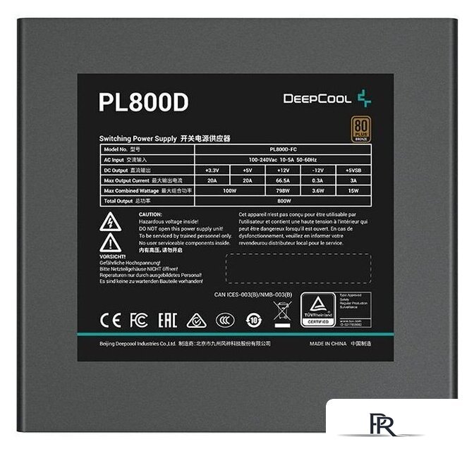 Блок питания DeepCool PL800D V2 - Изображение №2 — Интернет-магазин ПроЗаказ