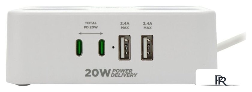 Сетевой фильтр Cablexpert PLT-4-C2U2-W-2 - Изображение №2 — Интернет-магазин ПроЗаказ