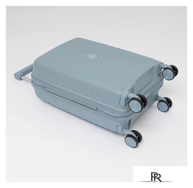Чемодан-спиннер VALIGETTI 344-306/4-VG-20BLU (голубой) - Изображение №4 — Интернет-магазин ПроЗаказ