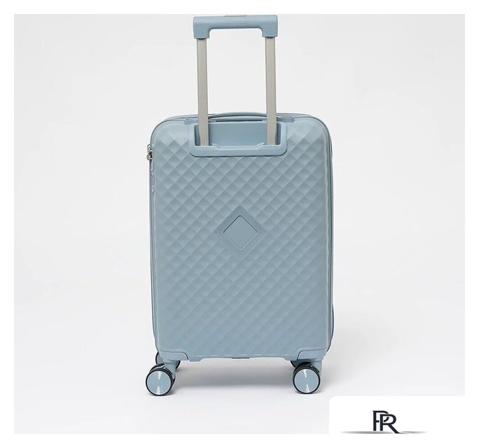 Чемодан-спиннер VALIGETTI 344-306/4-VG-20BLU (голубой) - Изображение №3 — Интернет-магазин ПроЗаказ