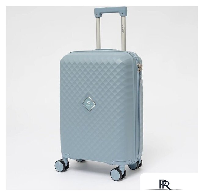 Чемодан-спиннер VALIGETTI 344-306/4-VG-20BLU (голубой) - Изображение №2 — Интернет-магазин ПроЗаказ