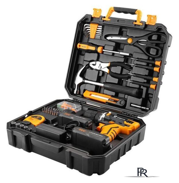 Дрель-шуруповерт Deko DKCD20FU-Li SET 104 063-4178 (с 2-мя АКБ, кейс) - Изображение №4 — Интернет-магазин ПроЗаказ