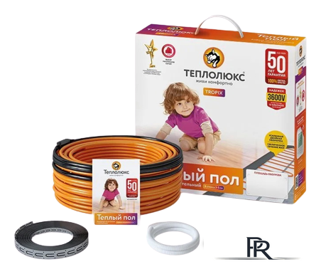Нагревательный кабель Теплолюкс Tropix ТЛБЭ 18 м 270 Вт - Изображение №1 — Интернет-магазин ПроЗаказ