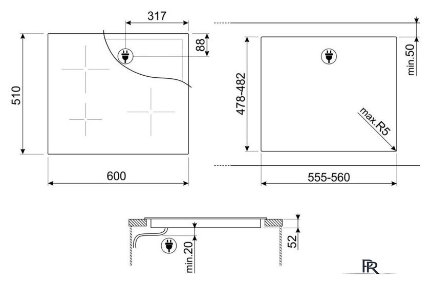 Варочная панель Smeg SI2641DL - Изображение №8 — Интернет-магазин ПроЗаказ
