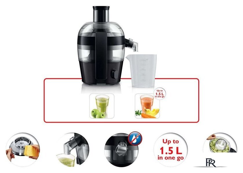 Соковыжималка Philips HR1832/00 - Изображение №7 — Интернет-магазин ПроЗаказ