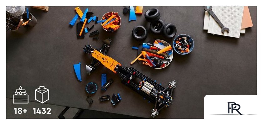 Конструктор LEGO Technic 42141 Гоночный автомобиль McLaren Formula 1 - Изображение №11 — Интернет-магазин ПроЗаказ