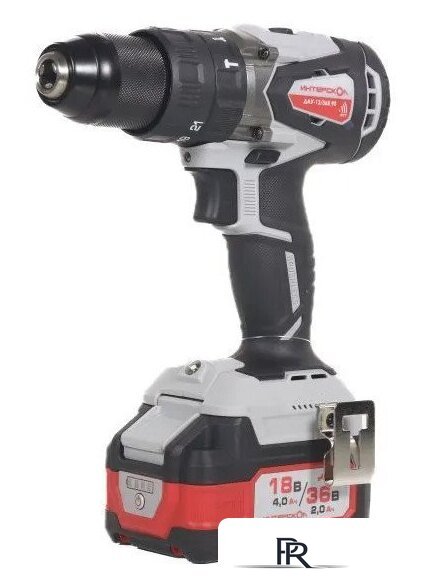 Ударная дрель-шуруповерт Интерскол ДАУ-13/36В 90 860.2.2.70 (с 2-мя АКБ, кейс) - Изображение №1 — Интернет-магазин ПроЗаказ