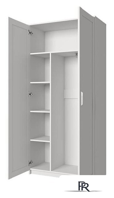 Шкаф распашной Anrex Skagen 2D-190 (белый) - Изображение №2 — Интернет-магазин ПроЗаказ