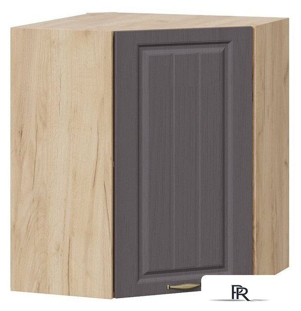 Шкаф навесной Трия Лина 1В6У (дуб крафт золотой/графит) - Изображение №1 — Интернет-магазин ПроЗаказ