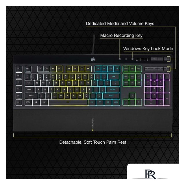 Клавиатура Corsair K55 RGB Pro (нет кириллицы) - Изображение №11 — Интернет-магазин ПроЗаказ