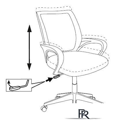 Офисное кресло Бюрократ CH-W695NLT (розовый) - Изображение №6 — Интернет-магазин ПроЗаказ