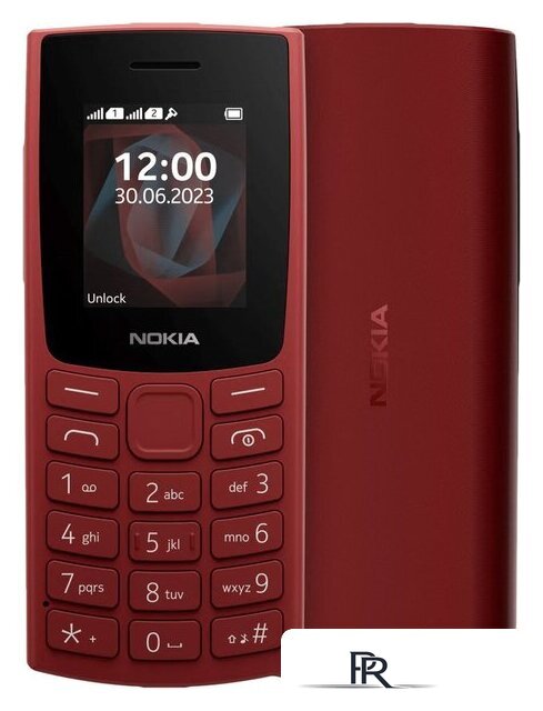 Кнопочный телефон Nokia 105 (2023) Dual SIM TA-1557 (красный) - Изображение №1 — Интернет-магазин ПроЗаказ