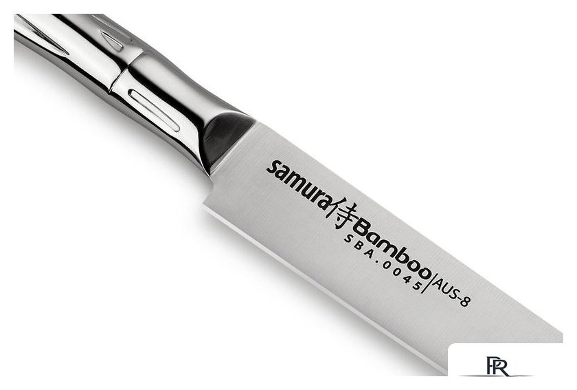 Кухонный нож Samura Bamboo SBA-0045 - Изображение №5 — Интернет-магазин ПроЗаказ