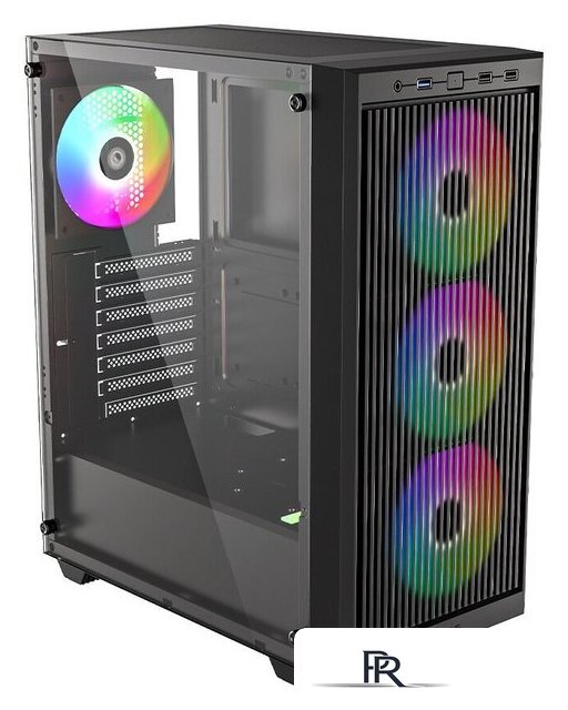 Корпус ID-Cooling Ware 310 ARGB (черный) - Изображение №2 — Интернет-магазин ПроЗаказ