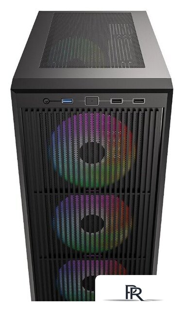 Корпус ID-Cooling Ware 310 ARGB (черный) - Изображение №4 — Интернет-магазин ПроЗаказ