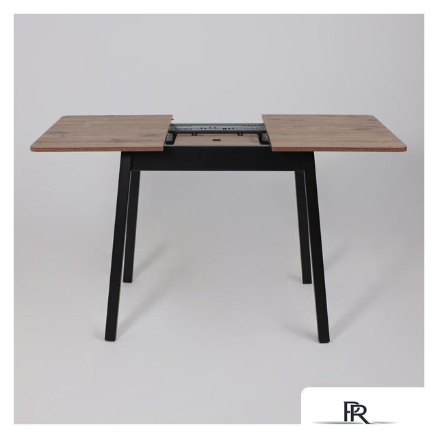 Кухонный стол Мамадома Tirk radial-94 раздвижной 94-126х64 (дуб веллингтон/черный) - Изображение №20 — Интернет-магазин ПроЗаказ