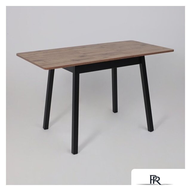 Кухонный стол Мамадома Tirk radial-94 раздвижной 94-126х64 (дуб веллингтон/черный) - Изображение №18 — Интернет-магазин ПроЗаказ