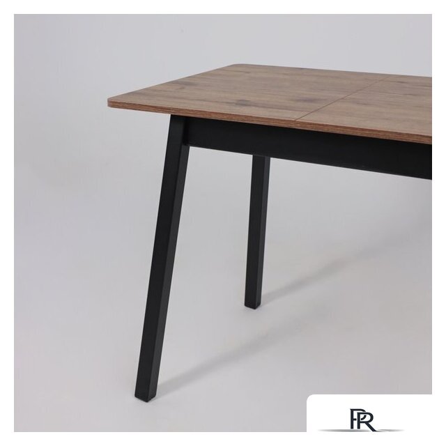 Кухонный стол Мамадома Tirk radial-94 раздвижной 94-126х64 (дуб веллингтон/черный) - Изображение №12 — Интернет-магазин ПроЗаказ