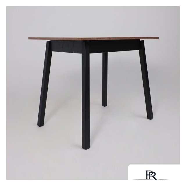 Кухонный стол Мамадома Tirk radial-94 раздвижной 94-126х64 (дуб веллингтон/черный) - Изображение №8 — Интернет-магазин ПроЗаказ