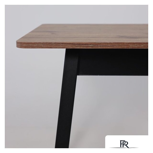 Кухонный стол Мамадома Tirk radial-94 раздвижной 94-126х64 (дуб веллингтон/черный) - Изображение №11 — Интернет-магазин ПроЗаказ