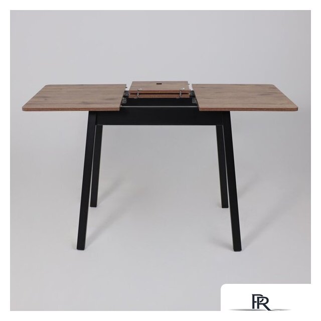 Кухонный стол Мамадома Tirk radial-94 раздвижной 94-126х64 (дуб веллингтон/черный) - Изображение №21 — Интернет-магазин ПроЗаказ