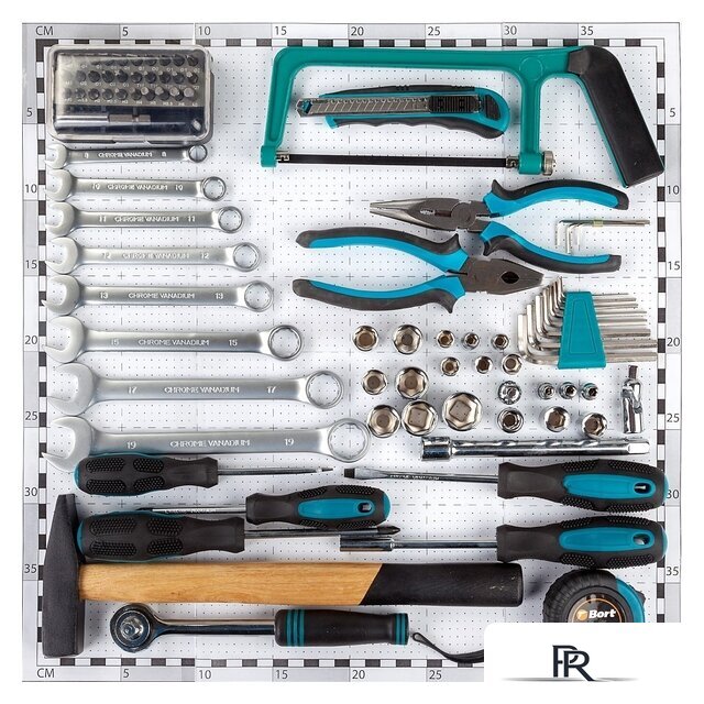 Универсальный набор инструментов Bort BTK-89 (84 предмета) - Изображение №5 — Интернет-магазин ПроЗаказ