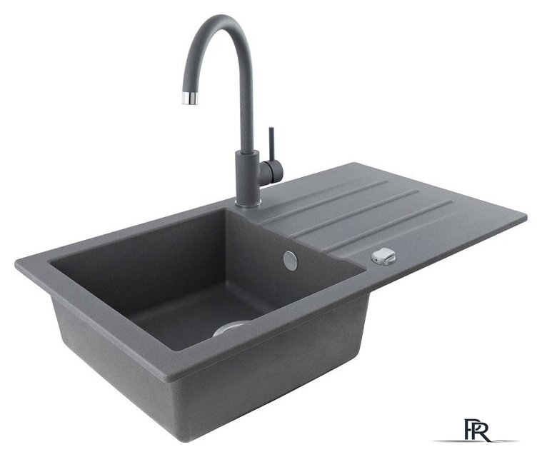 Кухонная мойка Kernau KGS A 50 1B1D Grey Metallic - Изображение №3 — Интернет-магазин ПроЗаказ