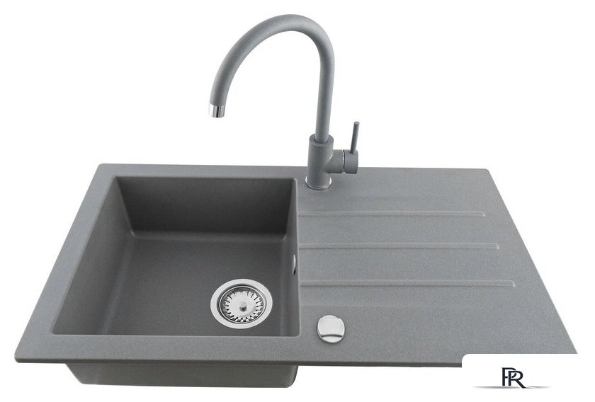 Кухонная мойка Kernau KGS A 50 1B1D Grey Metallic - Изображение №2 — Интернет-магазин ПроЗаказ