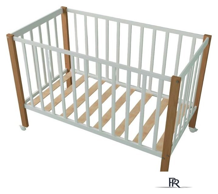 Классическая детская кроватка СКВ-Компани 3190111-6 (белый бук) - Изображение №2 — Интернет-магазин ПроЗаказ