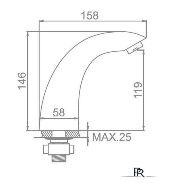 Смеситель Ledeme H55 L1055-14 - Изображение №3 — Интернет-магазин ПроЗаказ