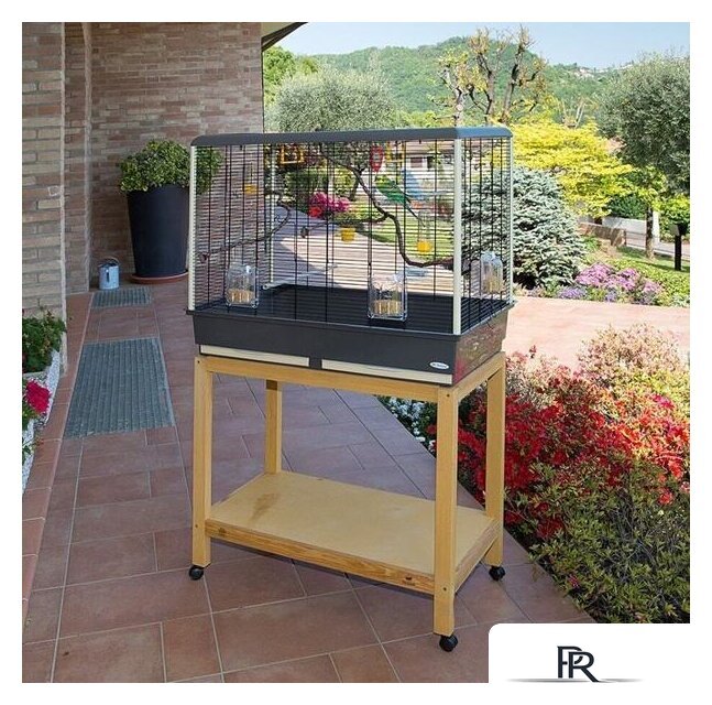 Клетка Ferplast Piano 6 (серый) 52064811W2 - Изображение №4 — Интернет-магазин ПроЗаказ