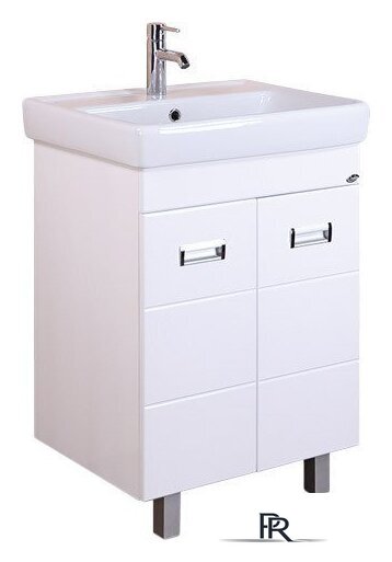  Onika Тумба под умывальник Балтика-Квадро 55 (белый) [105521] - Изображение №1 — Интернет-магазин ПроЗаказ