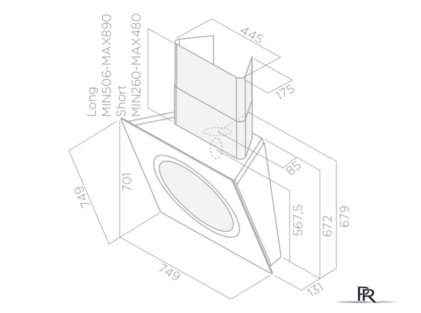 Кухонная вытяжка Elica OM AIR WH/F/75 - Изображение №5 — Интернет-магазин ПроЗаказ