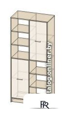 Шкаф распашной Интерлиния СК-022 (дуб венге/дуб молочный) - Изображение №2 — Интернет-магазин ПроЗаказ