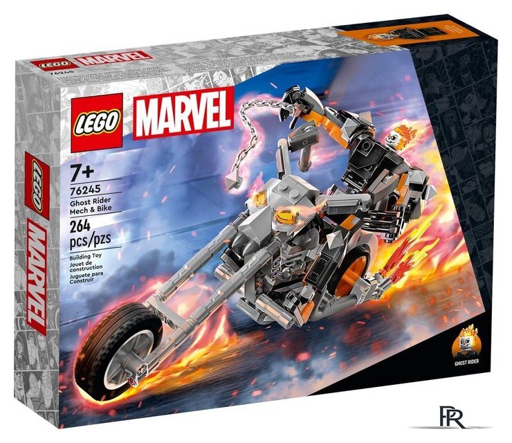 Конструктор LEGO Marvel Super Heroes 76245 Робот и мотоцикл Призрачного Гонщика - Изображение №1 — Интернет-магазин ПроЗаказ