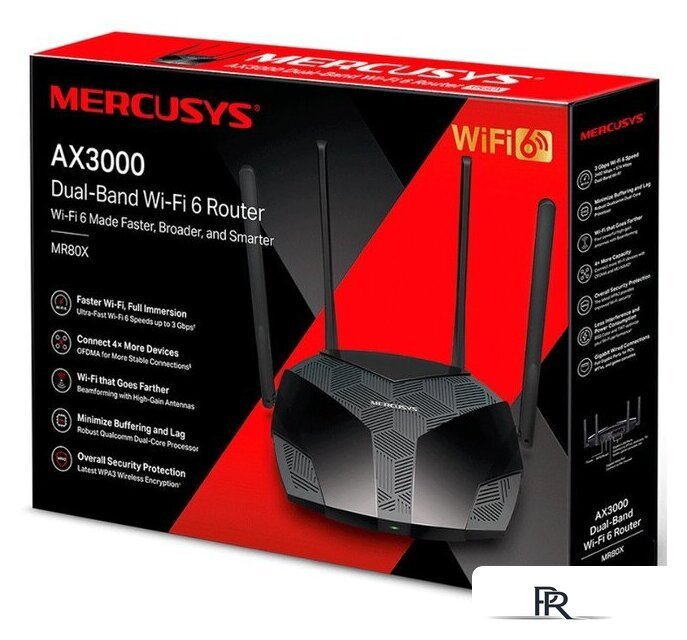 Wi-Fi роутер Mercusys MR80X - Изображение №4 — Интернет-магазин ПроЗаказ