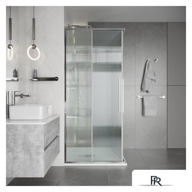 Душевой уголок Niagara Nova NG-4622-34 80x80x195 (хром/рифленое стекло) - Изображение №11 — Интернет-магазин ПроЗаказ