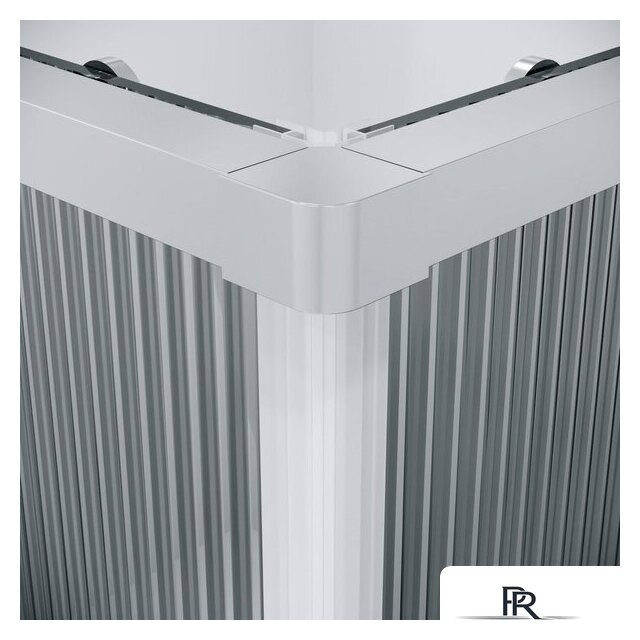 Душевой уголок Niagara Nova NG-4622-34 80x80x195 (хром/рифленое стекло) - Изображение №3 — Интернет-магазин ПроЗаказ